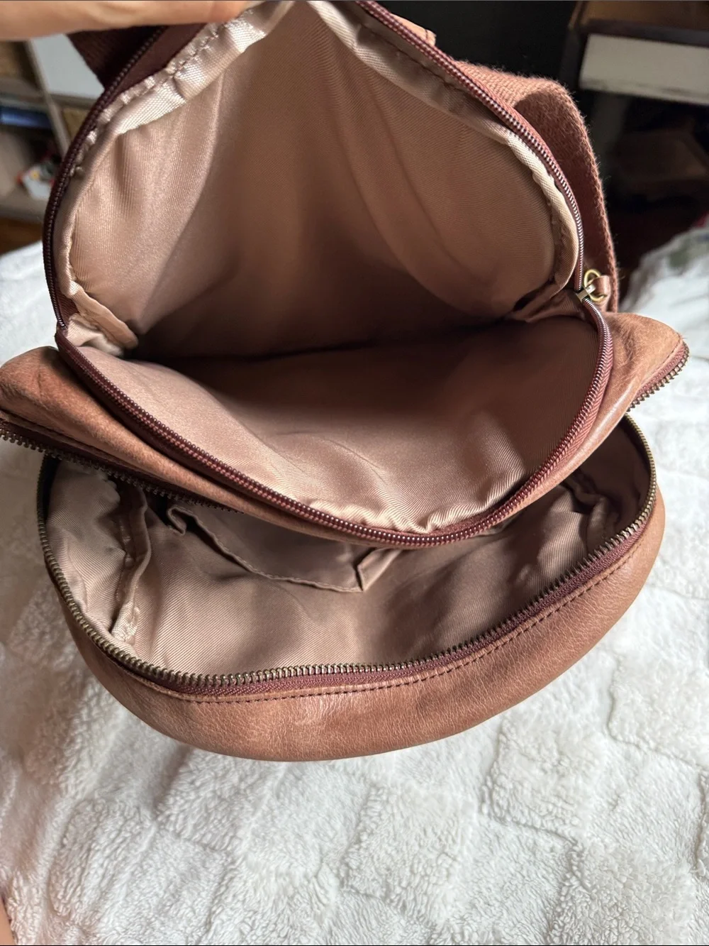The Sak: Classic Brown Leather Backpack - Casual Women’s Bag
